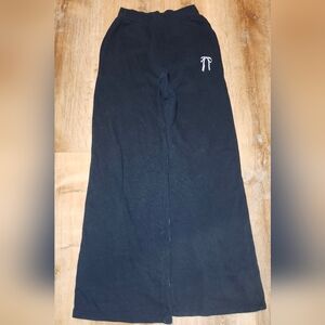 Hollister Jet Black Fleece Pants Little Girl